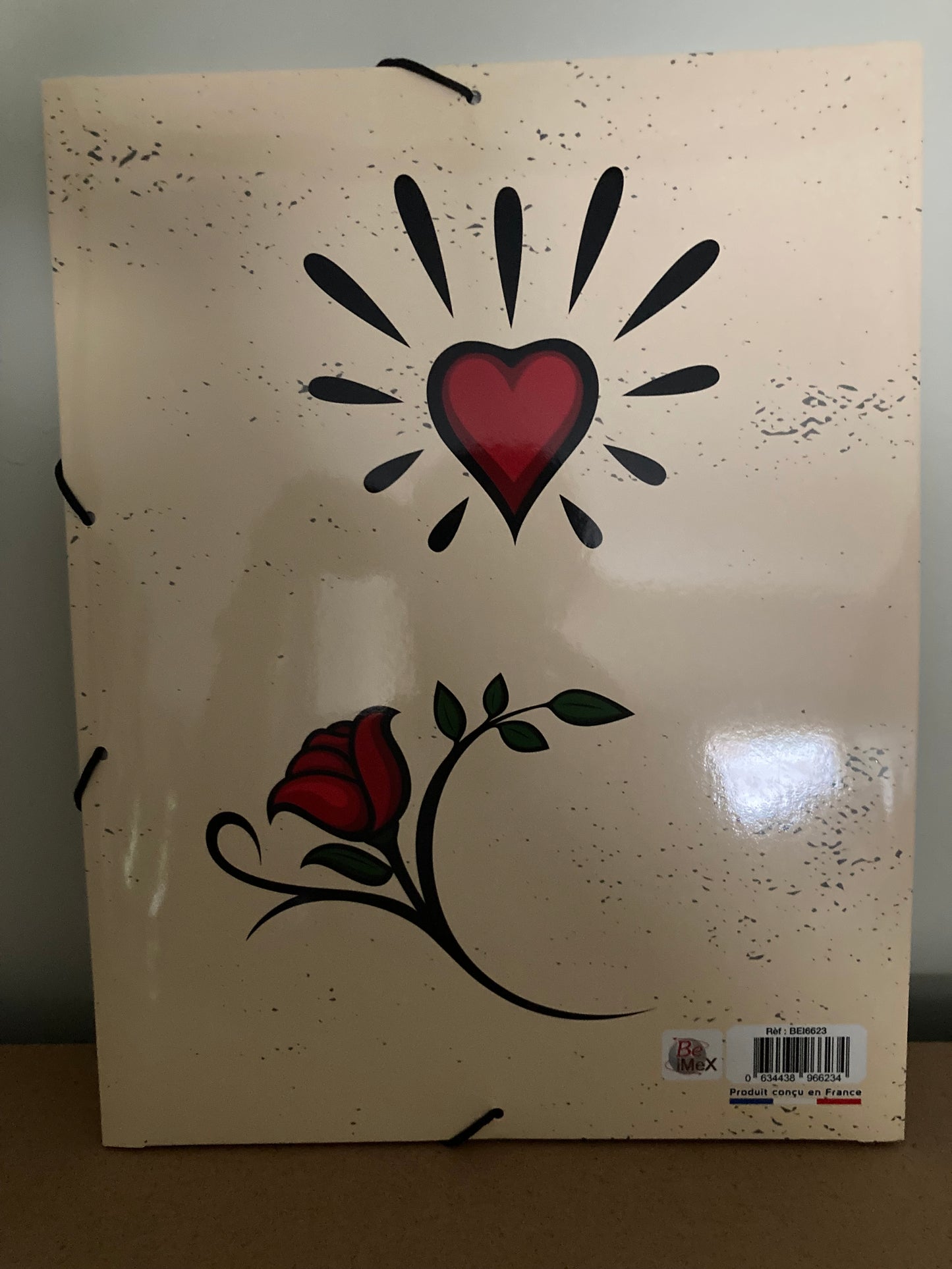 Opbergmap A4  "Tattoo"