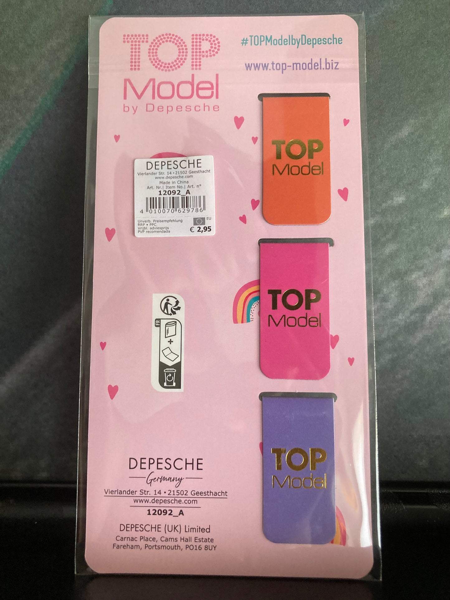 TOPModel magnetische bladwijzers Lexy