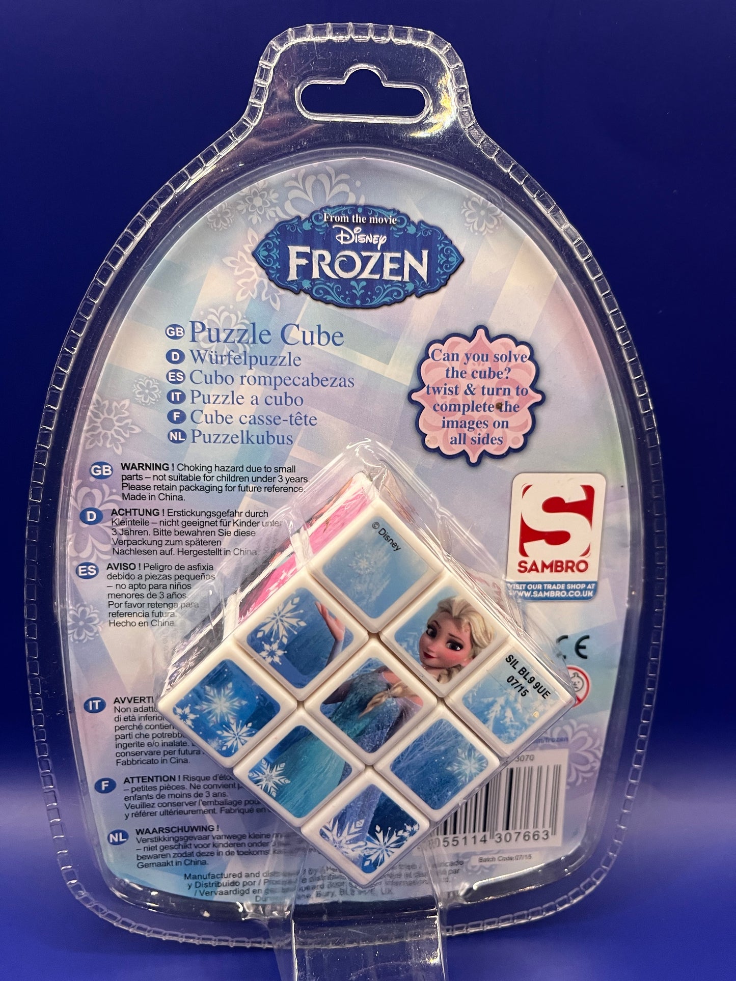 Puzzelkubus Frozen - Sambro