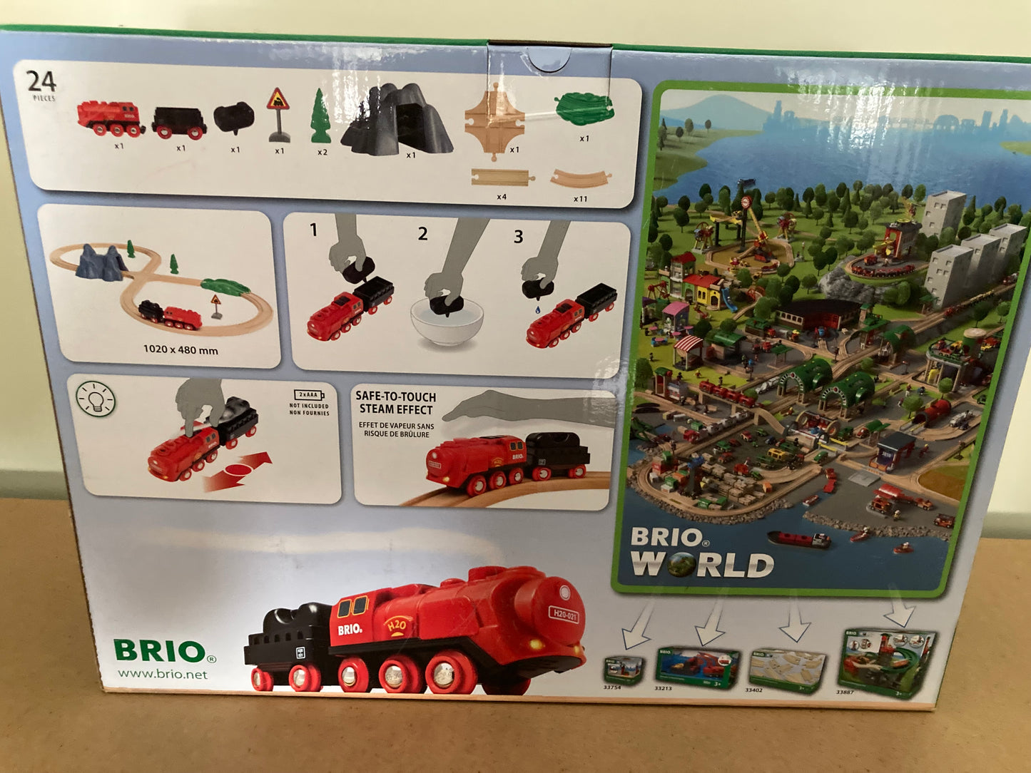 BRIO World - Steaming Train Set - 36017