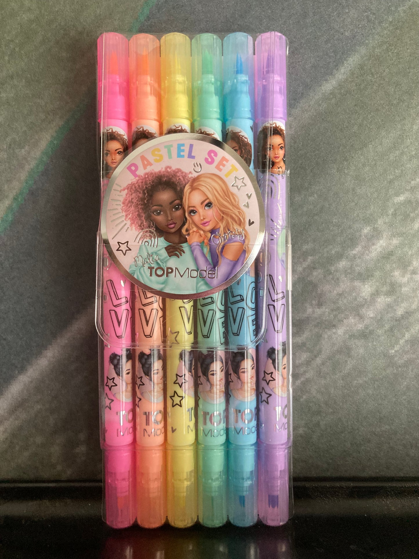 TOPModel Pastelset viltstift  Malia & Christy