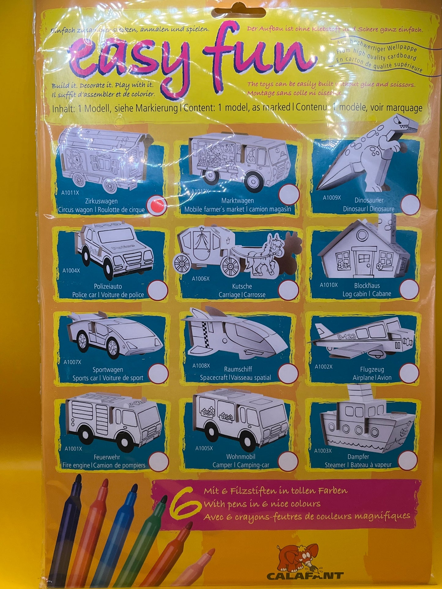 Calafant Knutselset circuswagen