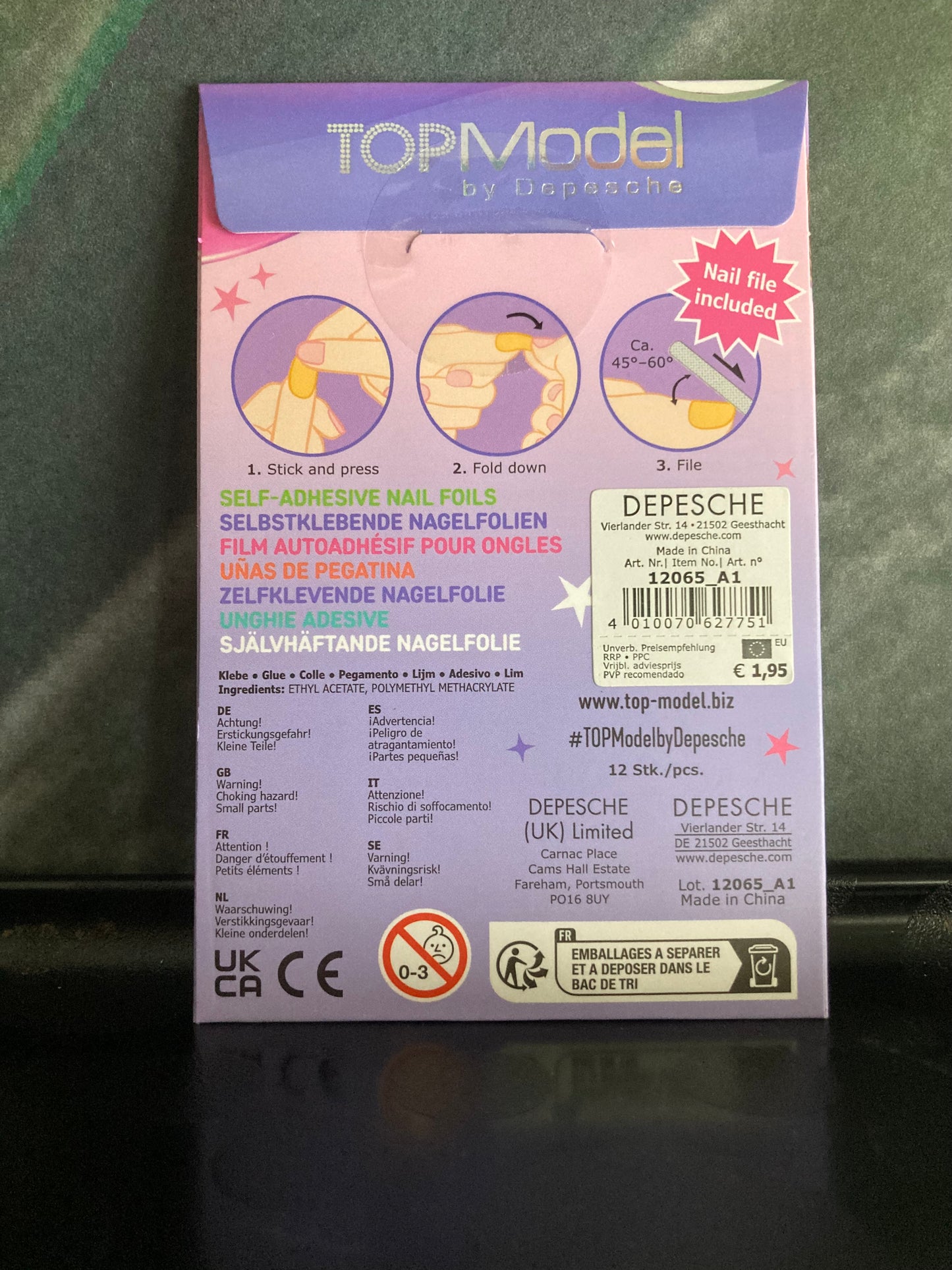 TOPMODEL nagelfolie Fergie