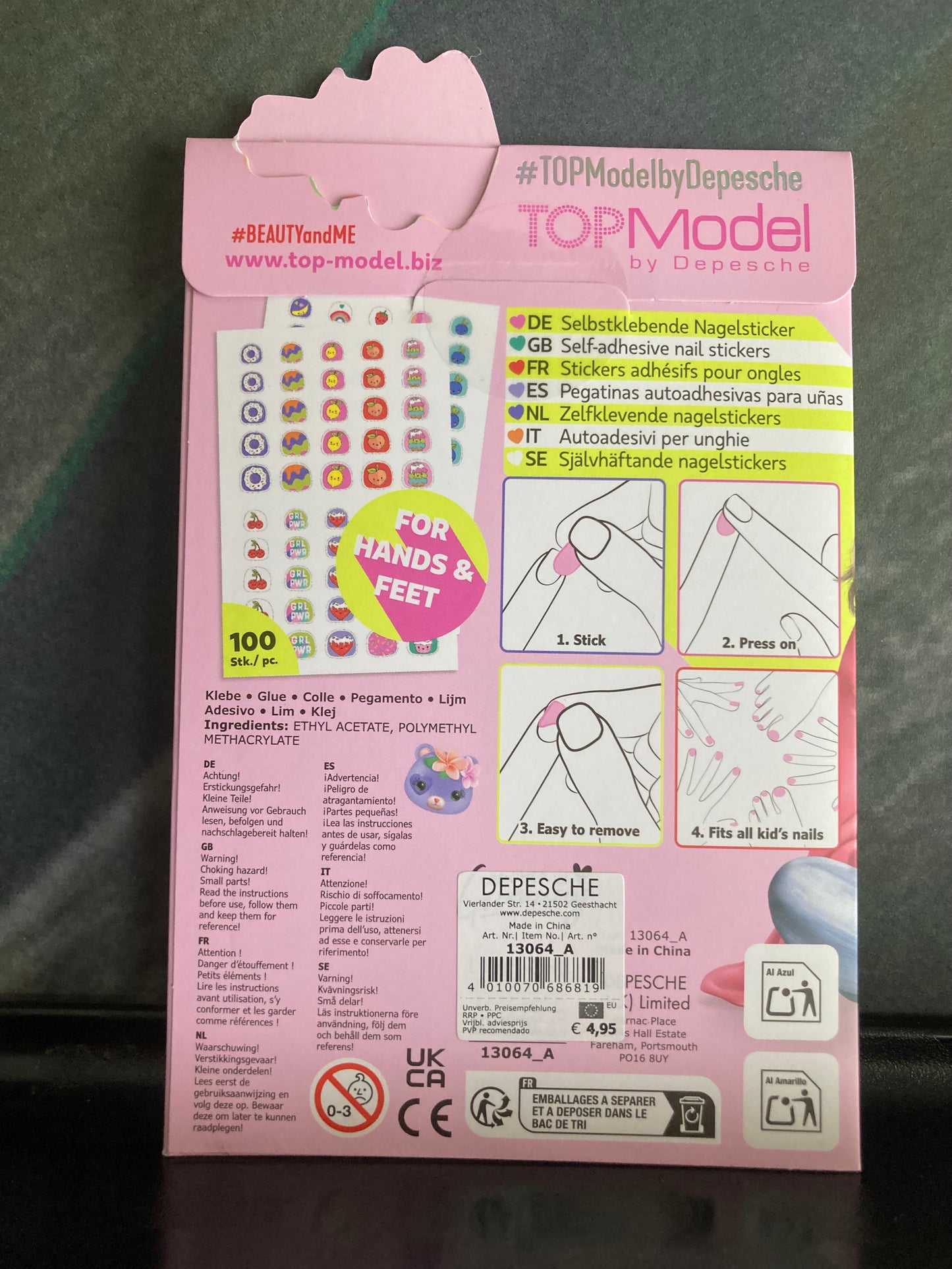 TOPMODEL nagelstickers Fergie