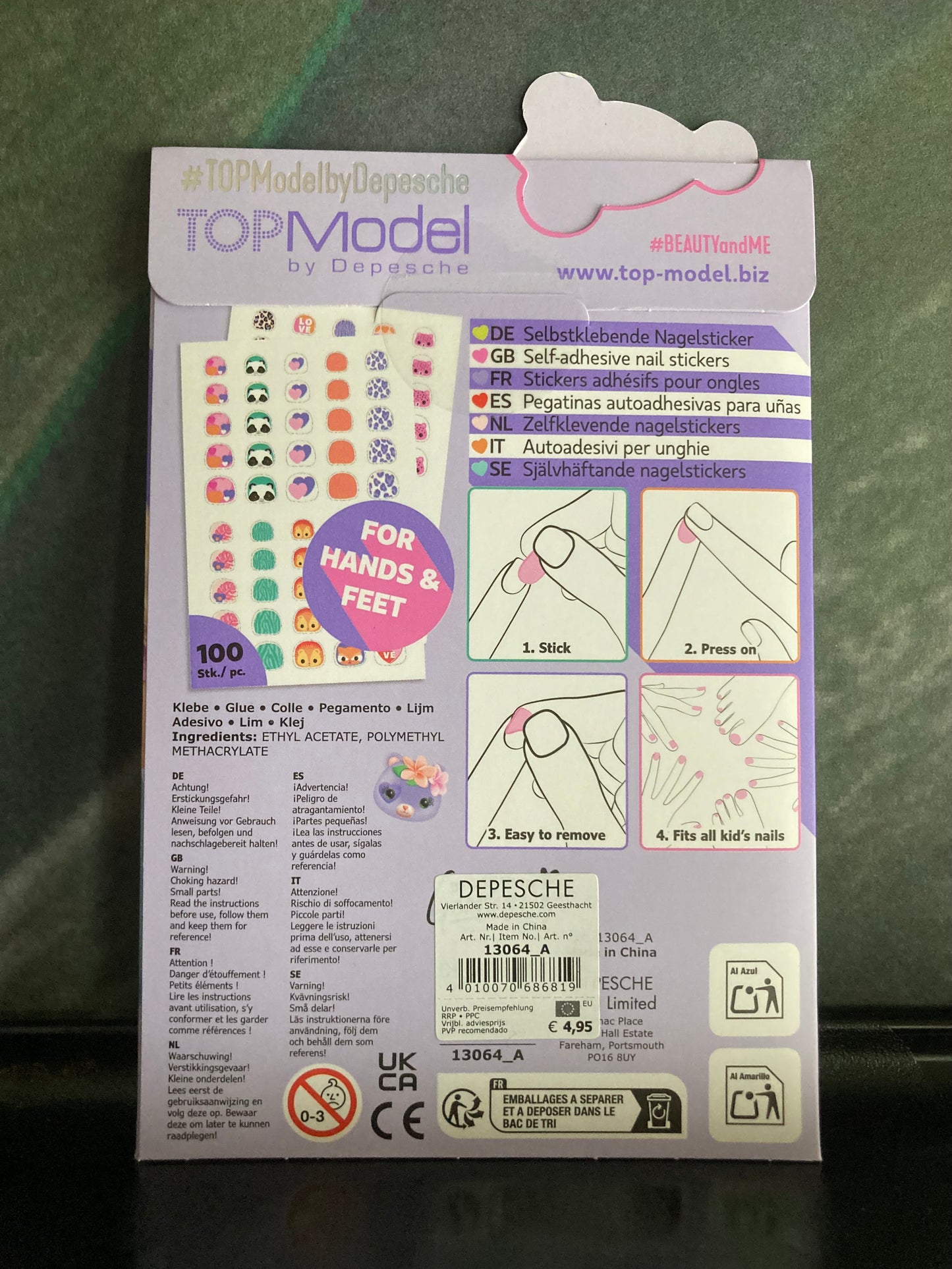 TOPMODEL nagelstickers Louise