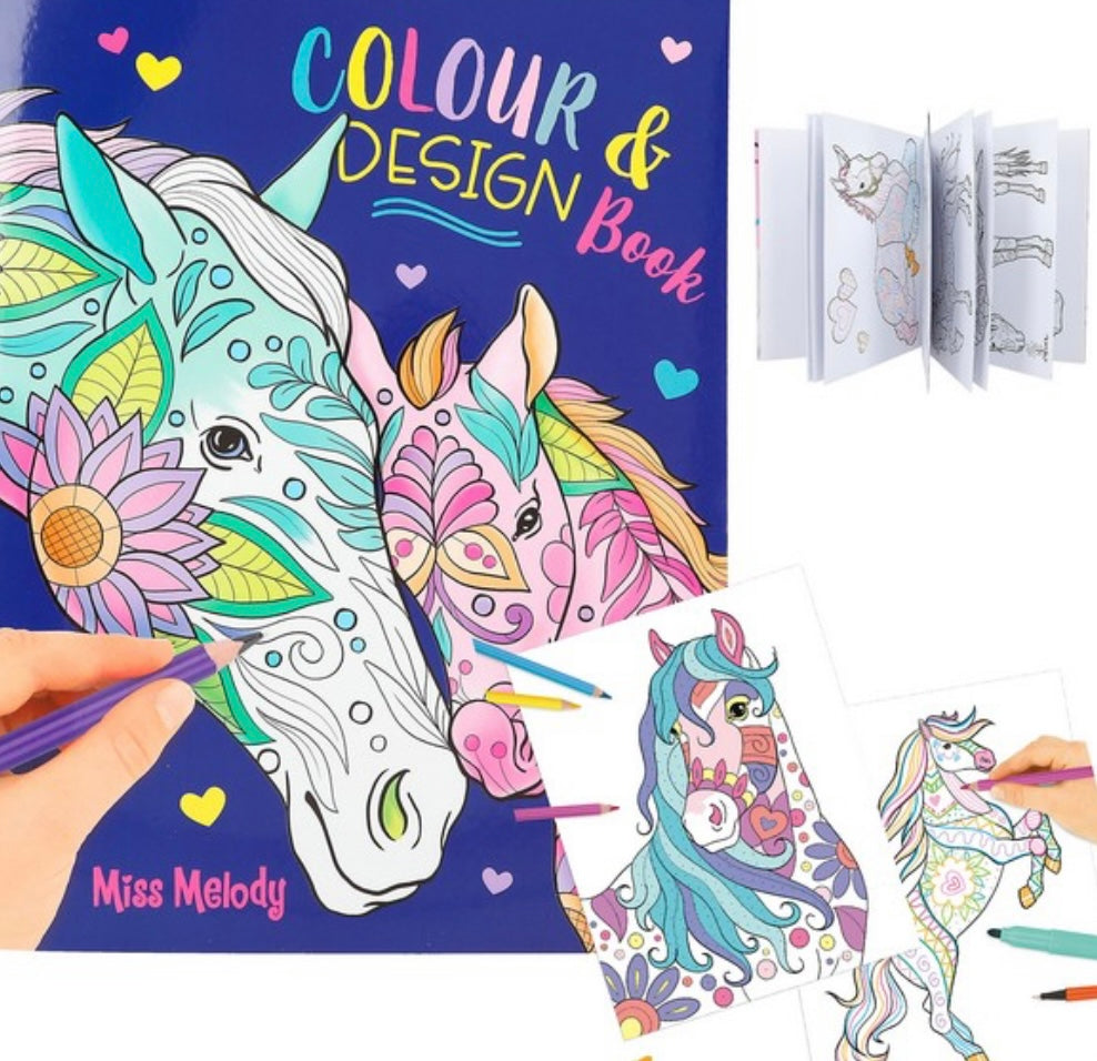 Miss Melody Colour & Design Book