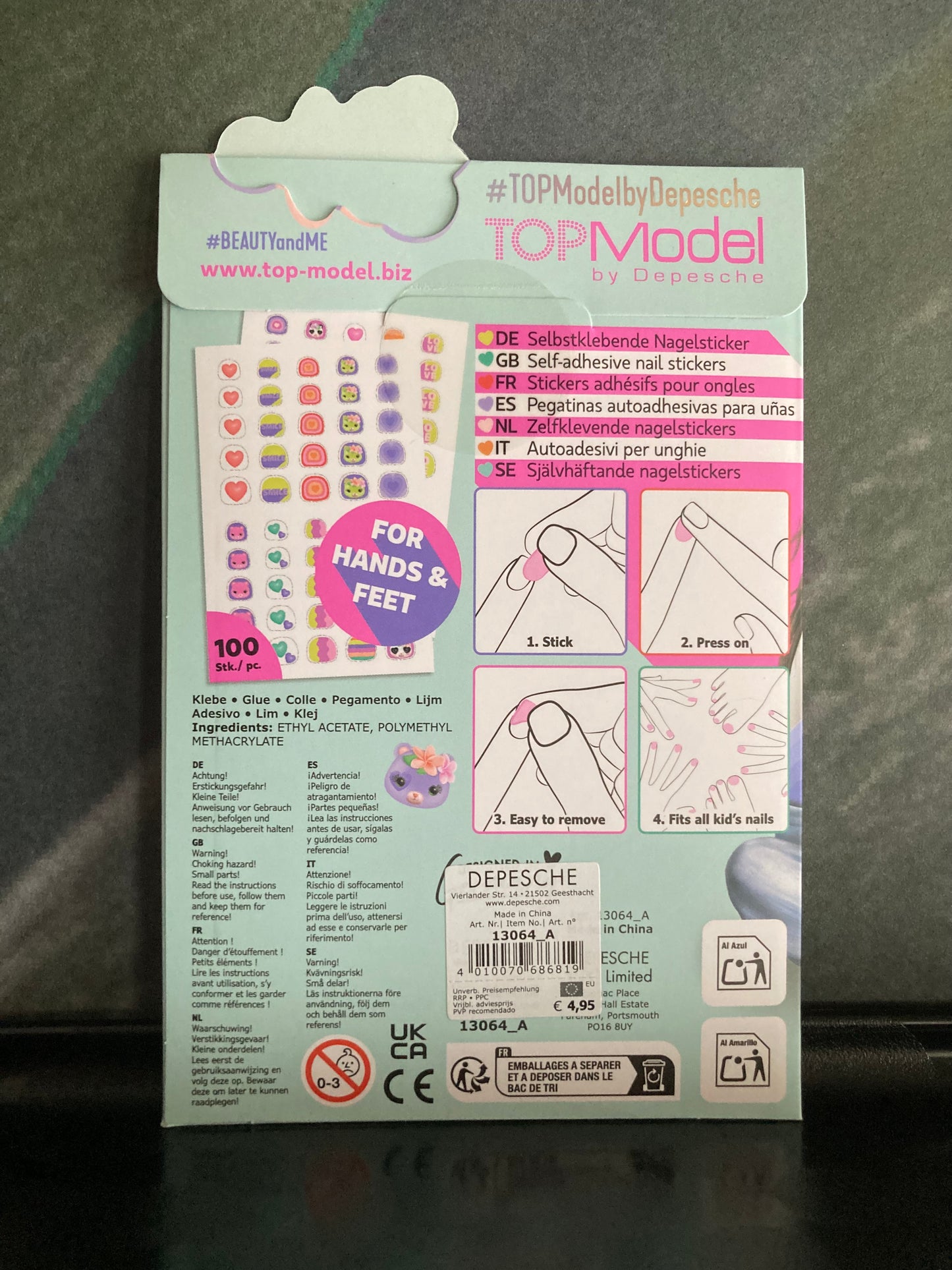 TOPMODEL nagelstickers Janet