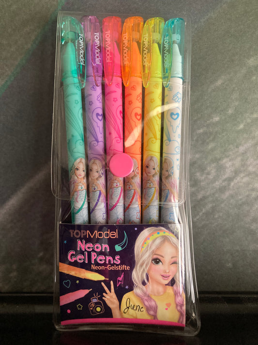 TOPModel Neon Gel Pens June