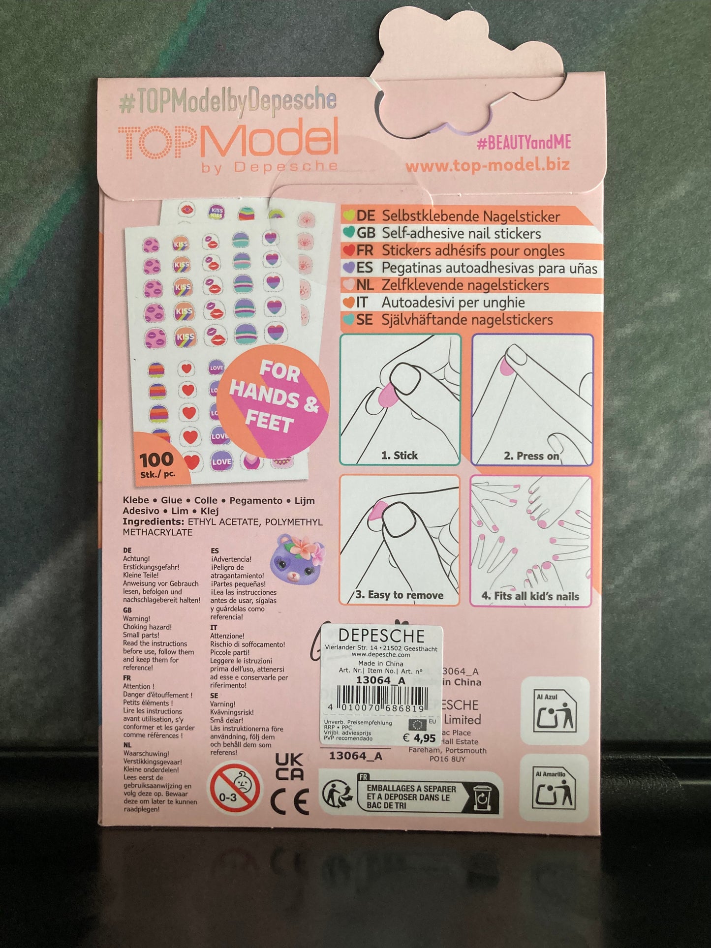 TOPMODEL nagelstickers Lexy