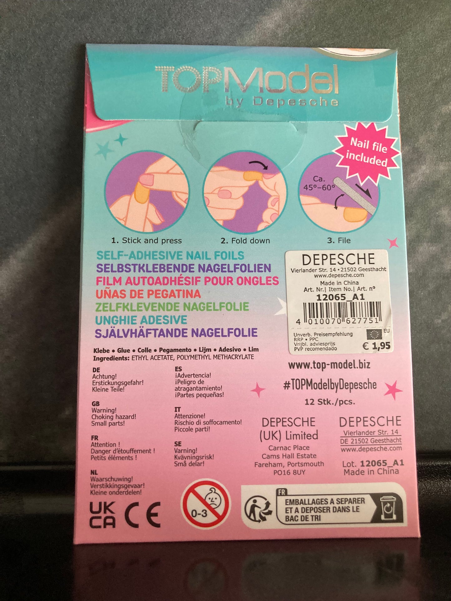 TOPMODEL nagelfolie Lizzy