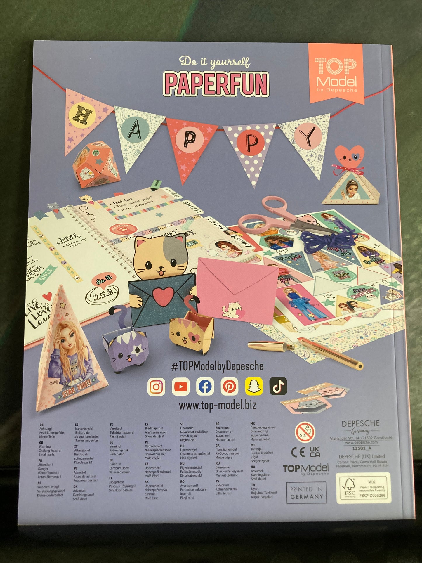 TOPMODEL DIY paper fun