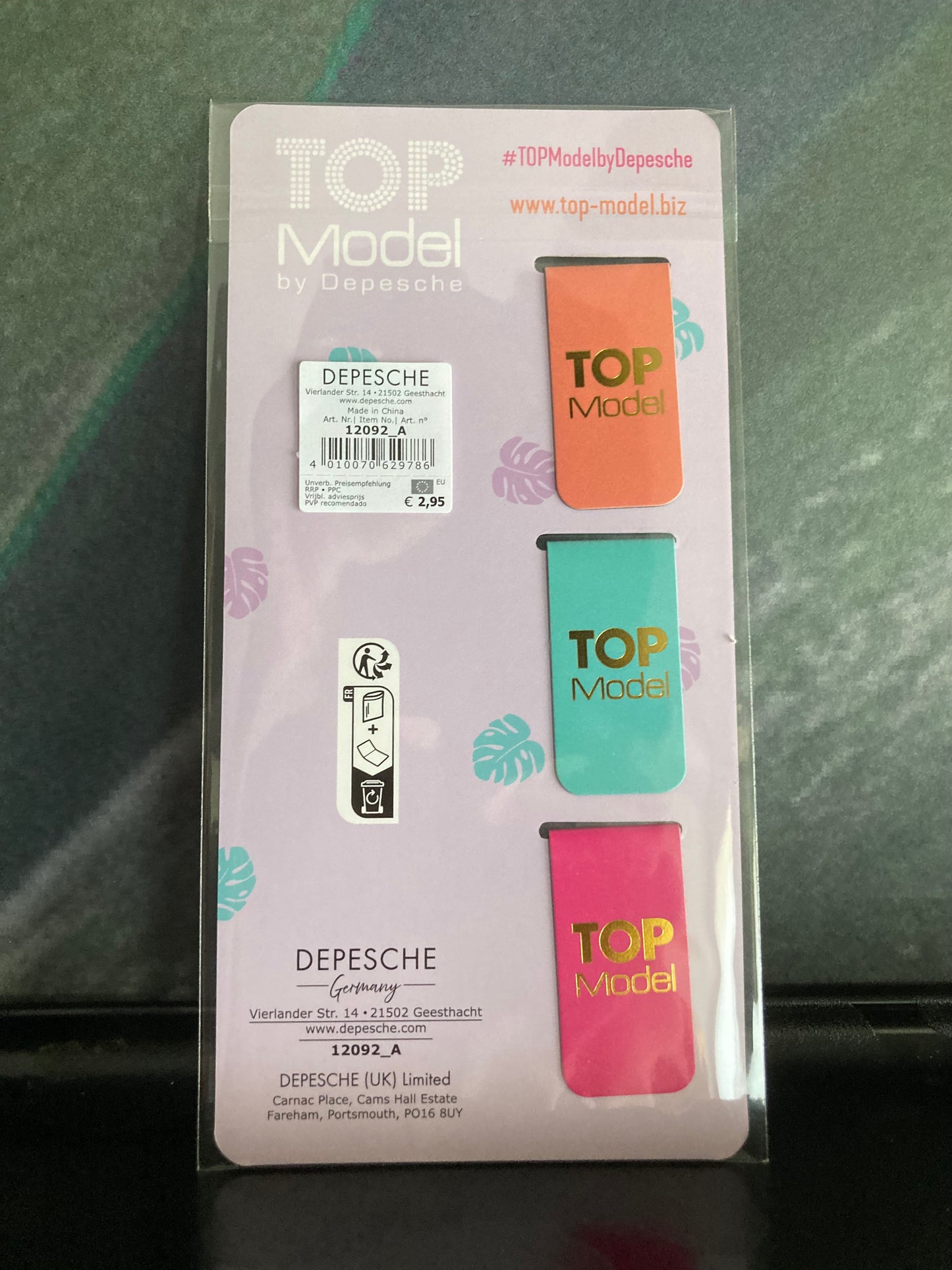 TOPModel magnetische bladwijzers Fergie