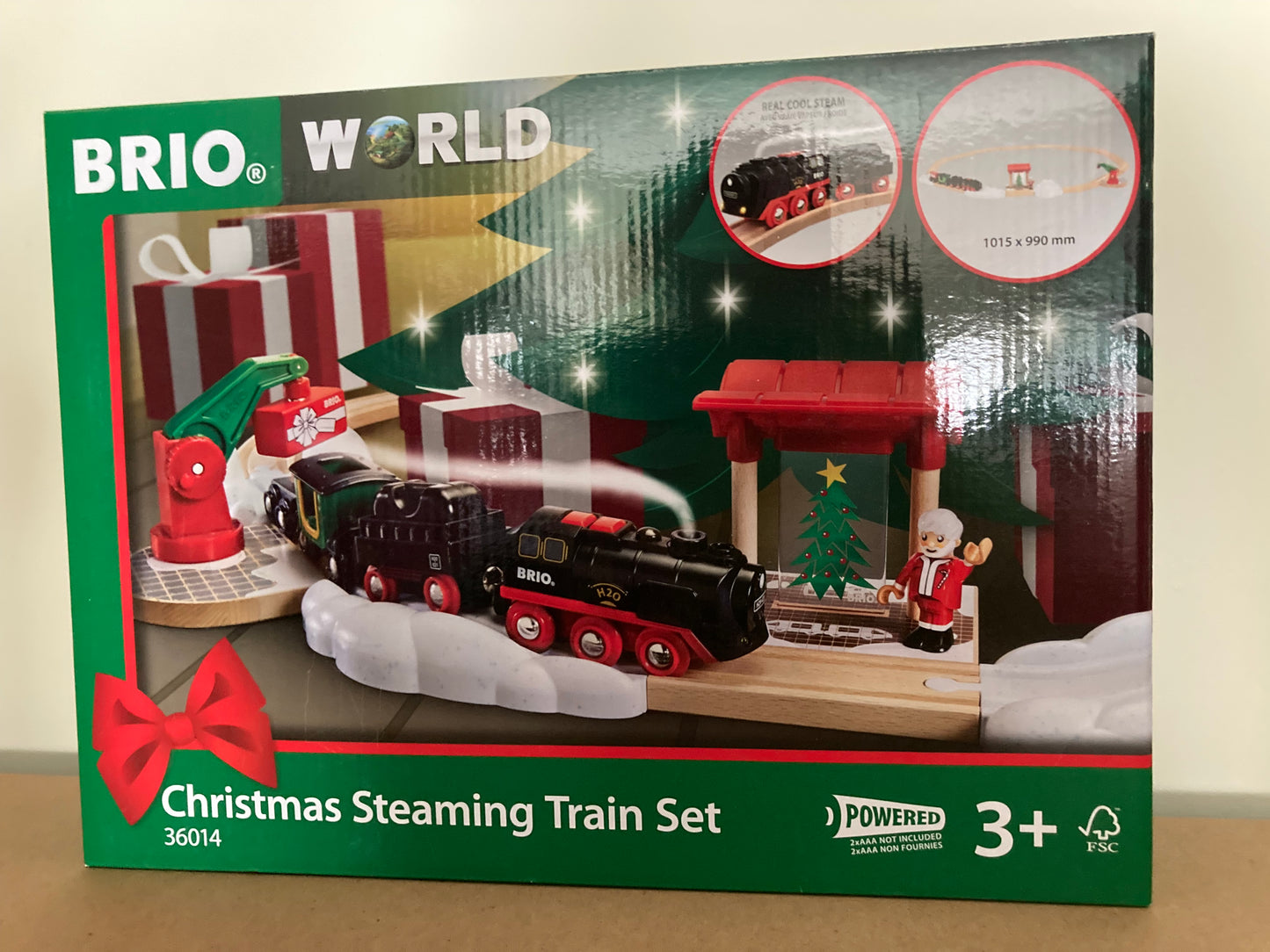 BRIO World - Christmas Steaming Train Set - 36014