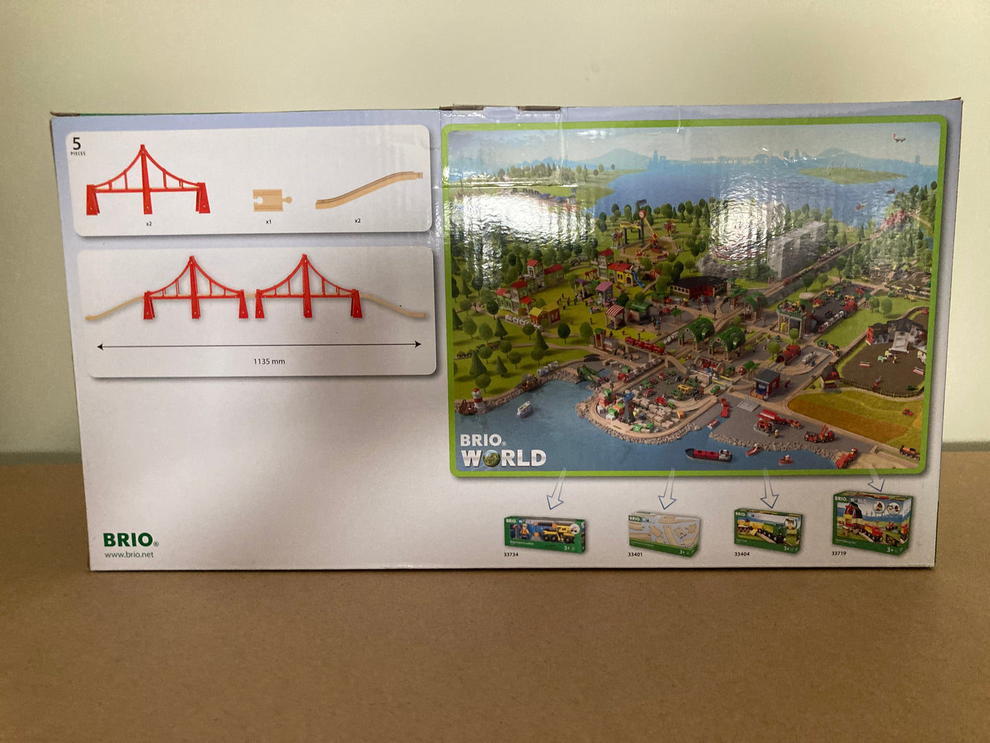 BRIO World - Double Suspension Bridge - 33683