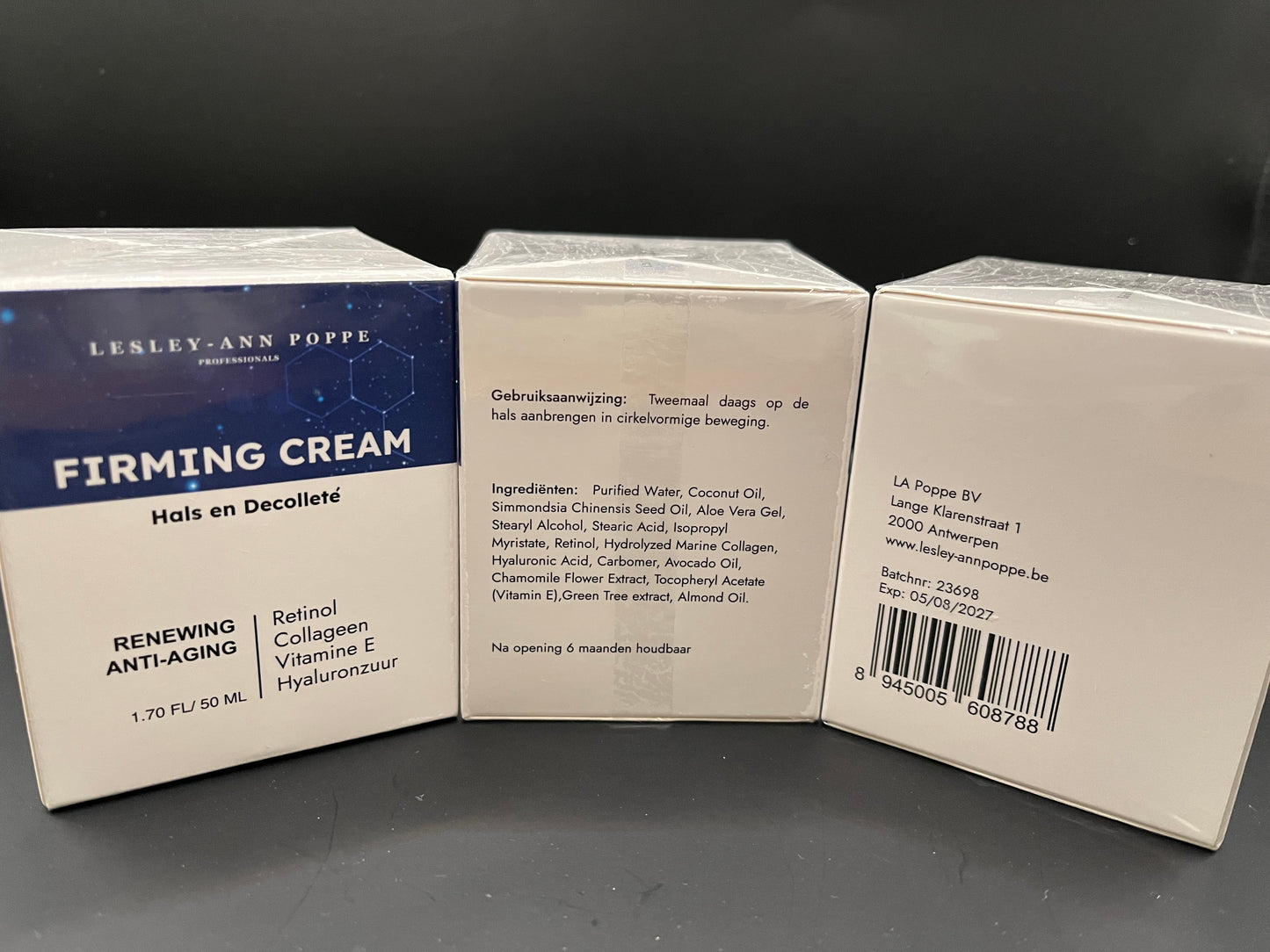 Firming crème Hals & Decolleté set van 3