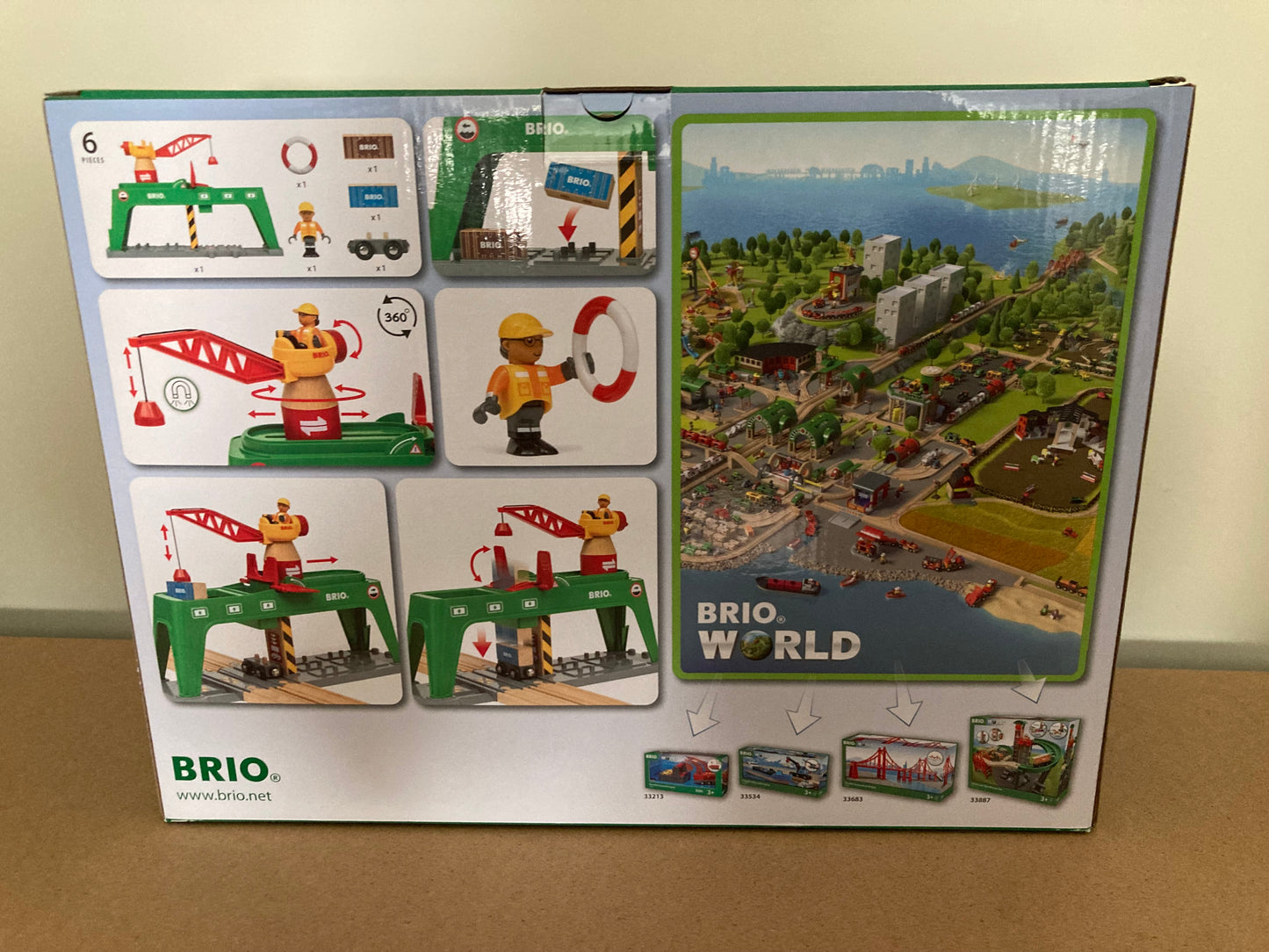 BRIO World - Container Crane - 33996