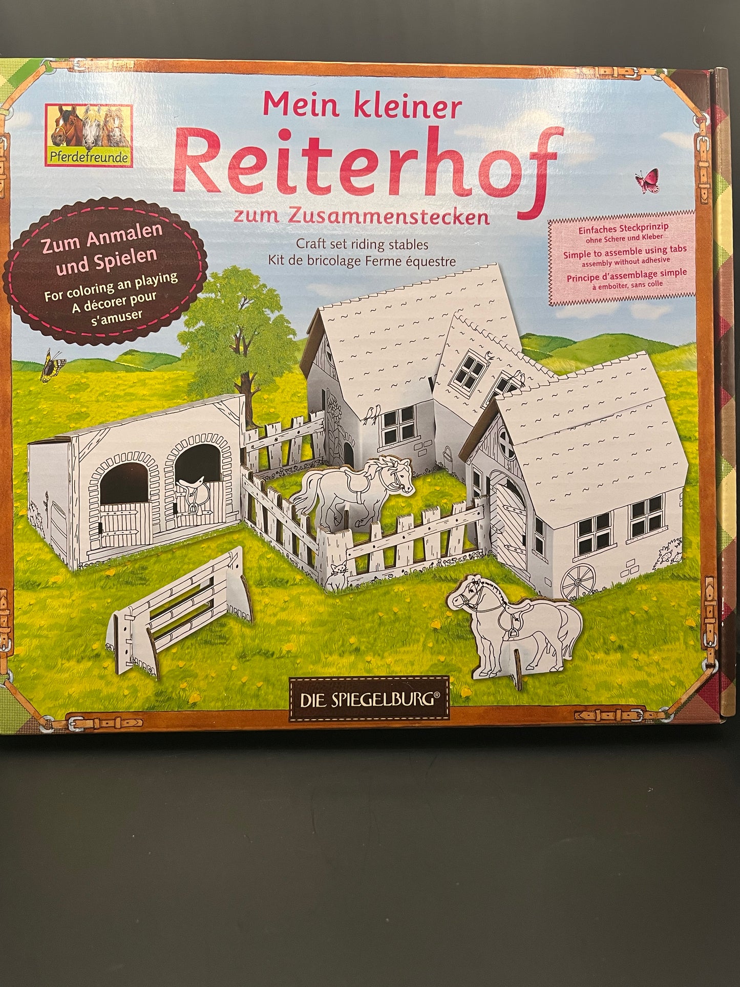 Knutselset boerderij met paarden