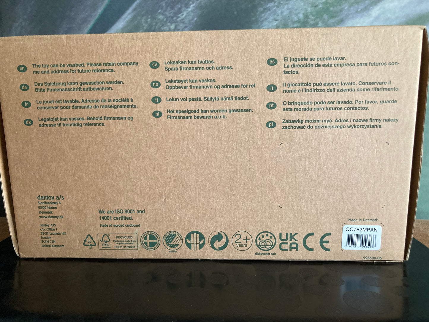 Dantoy - BIOPlastic set trein - giftbox